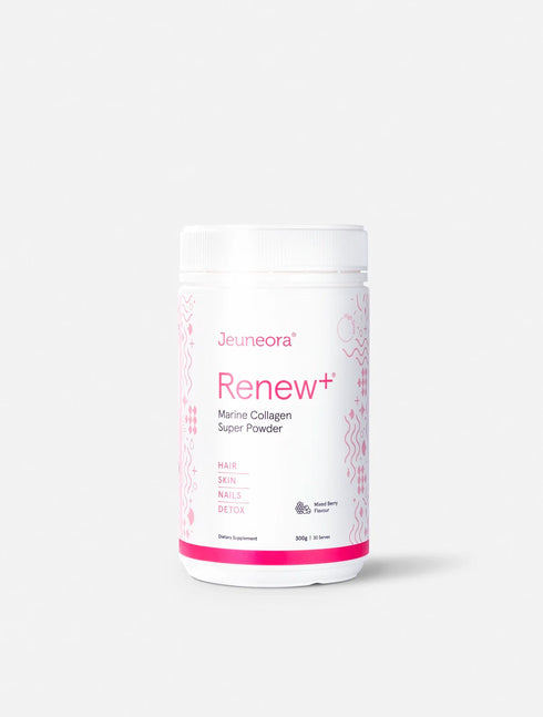 Renew+ Marine Collagen Super Powder - 
Mixed Berry Flavoured 300g | Matakana Pharmacy